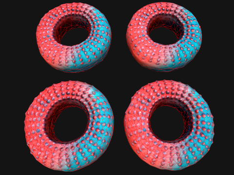 Chew Toy for Pets Dogs Cats Gnawing Ring 3Dモデル