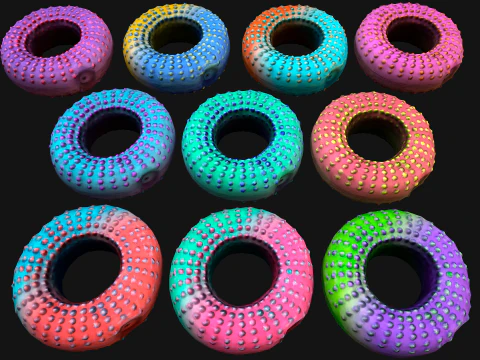 Chew Toy for Pets Dogs Cats Gnawing Ring 3D Model