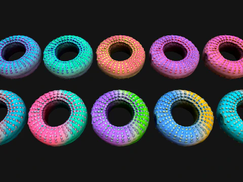 Chew Toy for Pets Dogs Cats Gnawing Ring 3D Model