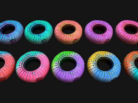 Chew Toy for Pets Dogs Cats Gnawing Ring 3Dモデル