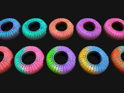 Chew Toy for Pets Dogs Cats Gnawing Ring 3D Model