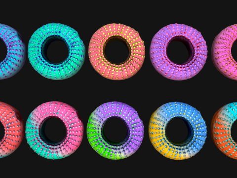 Chew Toy for Pets Dogs Cats Gnawing Ring 3Dモデル