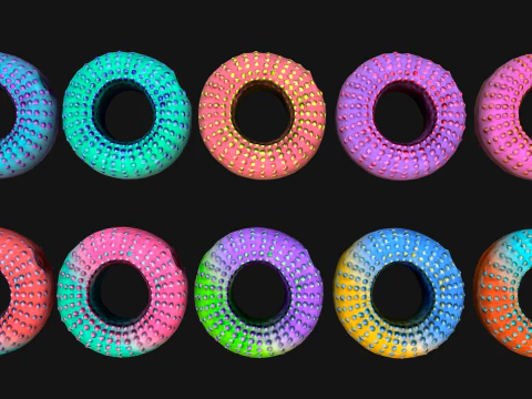 Chew Toy for Pets Dogs Cats Gnawing Ring 3D Model