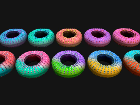 Chew Toy for Pets Dogs Cats Gnawing Ring 3D Model