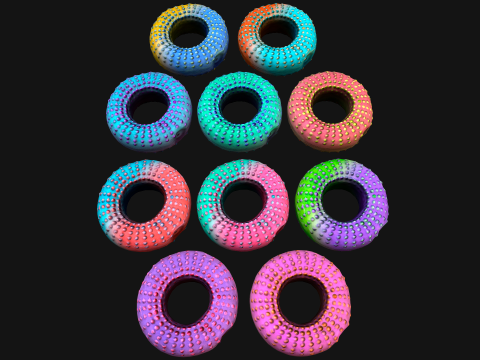 Chew Toy for Pets Dogs Cats Gnawing Ring 3Dモデル