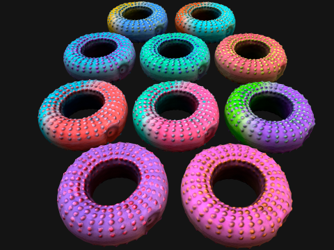 Chew Toy for Pets Dogs Cats Gnawing Ring 3Dモデル