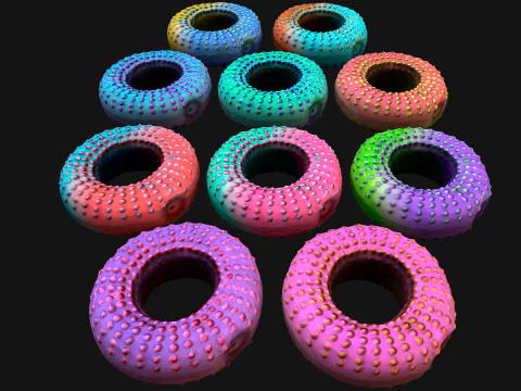 Chew Toy for Pets Dogs Cats Gnawing Ring 3D Model