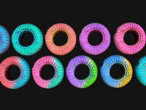 Chew Toy for Pets Dogs Cats Gnawing Ring 3D Model