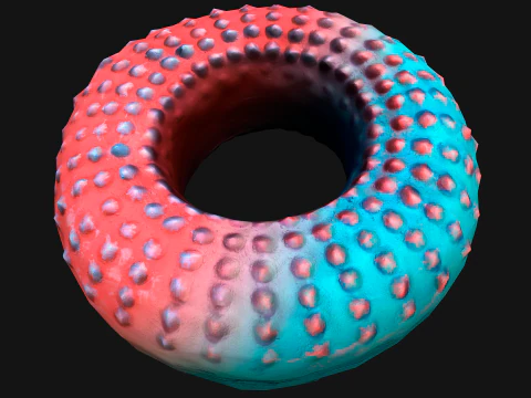 Chew Toy for Pets Dogs Cats Gnawing Ring 3D Model