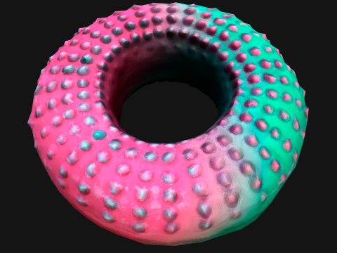 Chew Toy for Pets Dogs Cats Gnawing Ring 3Dモデル