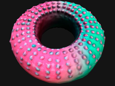 Chew Toy for Pets Dogs Cats Gnawing Ring 3D Model
