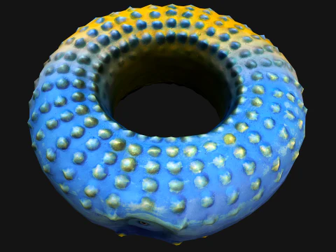 Chew Toy for Pets Dogs Cats Gnawing Ring 3D Model