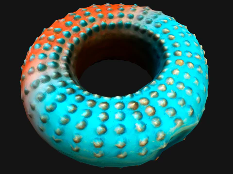 Chew Toy for Pets Dogs Cats Gnawing Ring 3D Model
