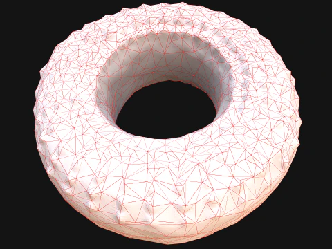 Chew Toy for Pets Dogs Cats Gnawing Ring 3D Model