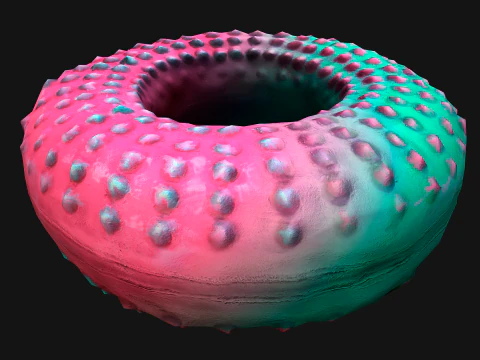 Chew Toy for Pets Dogs Cats Gnawing Ring 3D Model