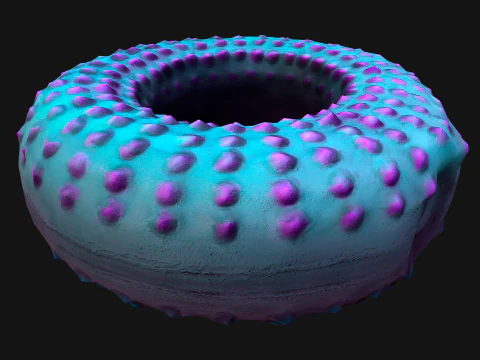 Chew Toy for Pets Dogs Cats Gnawing Ring 3D Model
