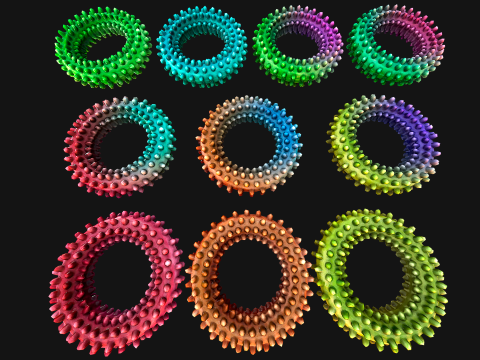 Zoo Toys for Pet Cats and Dogs to Chew Gnawing Pack 3Dモデル