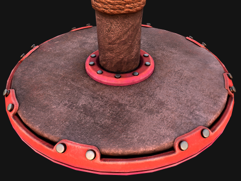 Cat Scratching Pet Post Zoo Furniture 3D 模型