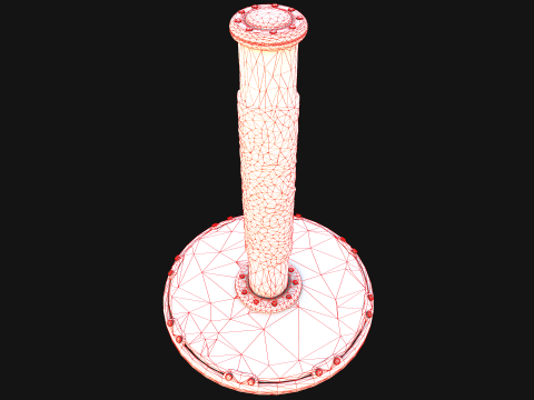 Cat Scratching Pet Post Zoo Furniture 3D 模型
