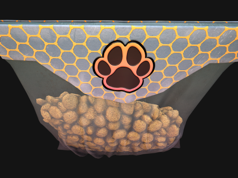 狗宠物猫干粮 3D 模型