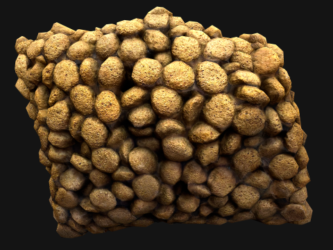 Pet Food Cookies Treats For Pets Cats Dogs 3D Model