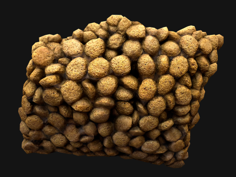 Pet Food Cookies Treats For Pets Cats Dogs 3D Model