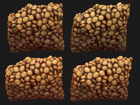 Dry Food for Pet Cat Dog Animal 3D Модель