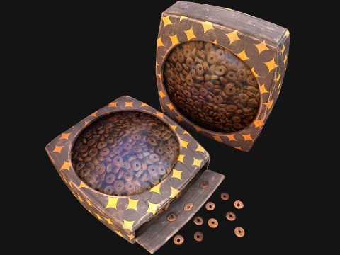 Dog Cat Pet Food Cookies Cereals Packaging 3D Model