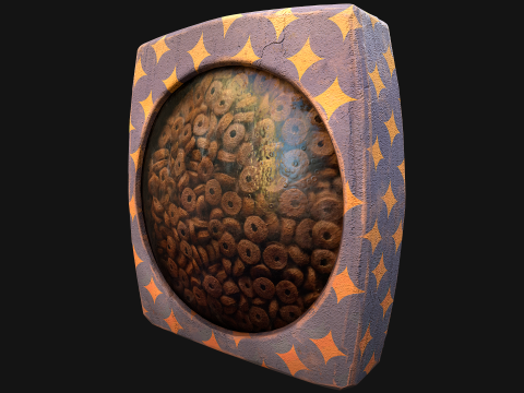 Dogs Cats Pets Food Cookies Cereals Packaging 3D 모델
