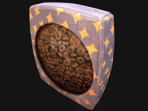 Dogs Cats Pets Food Cookies Cereals Packaging 3D 모델