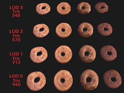 Pet Food Zoo Treats Flakes Cookies in Packaging 3D Model