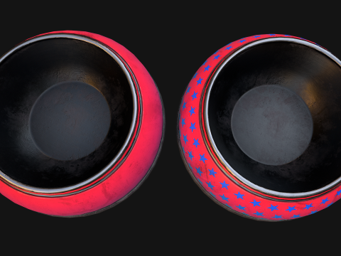 Bowl for Pet Dog Cat Zoo Accessories Model 3D