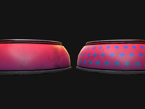Bowl for Pet Dog Cat Zoo Accessories Model 3D