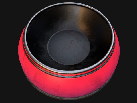 Bowl for Pet Dog Cat Zoo Accessories Model 3D