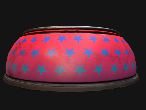 Bowl for Pet Dog Cat Zoo Accessories Model 3D