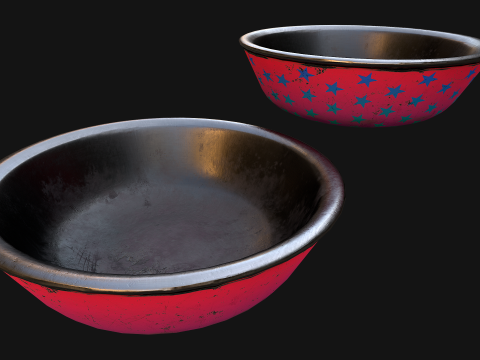 Bowl for Pet Dog Cat Zoo Decor Modello 3D
