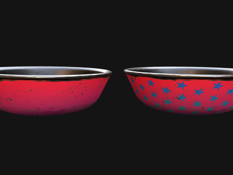 Bowl for Pet Dog Cat Zoo Decor Modello 3D