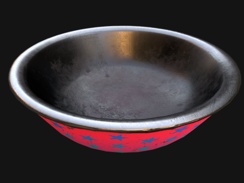 Bowl for Pet Dog Cat Zoo Decor Modello 3D