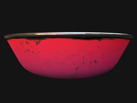Bowl for Pet Dog Cat Zoo Decor Modello 3D