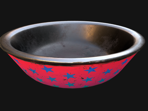 Bowl for Pet Dog Cat Zoo Decor Modello 3D