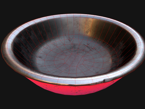 Bowl for Pet Dog Cat Zoo Decor Modello 3D