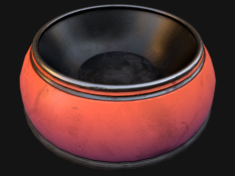 Food Bowl for Pet Dog Cat Modello 3D