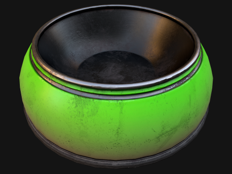 Food Bowl for Pet Dog Cat Modello 3D