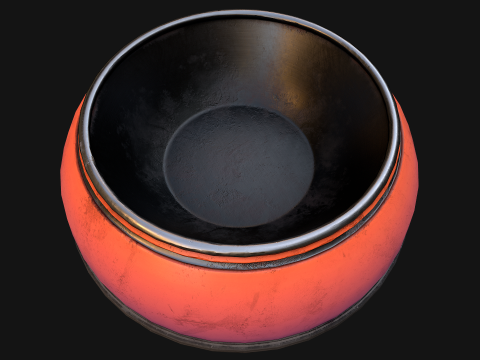 Food Bowl for Pet Dog Cat Modello 3D