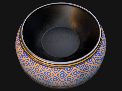 Food Bowl for Pet Dog Cat Modello 3D