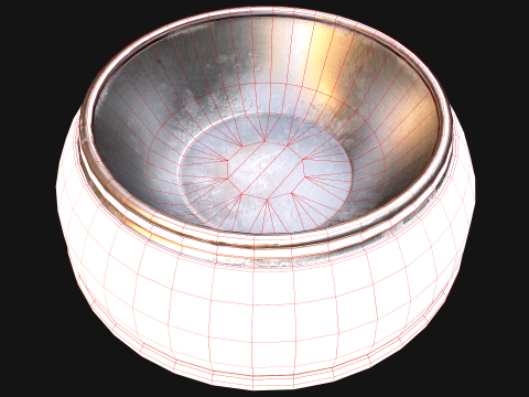 Food Bowl for Pet Dog Cat Modello 3D