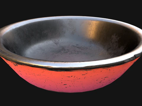 Pet Food Bowl Zoo Dishes for Cats Dogs 3D Model