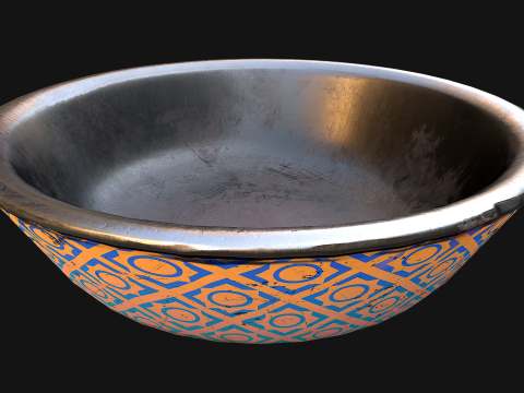 Pet Food Bowl Zoo Dishes for Cats Dogs Modelo 3D
