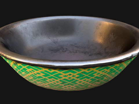 Pet Food Bowl Zoo Dishes for Cats Dogs 3D Model