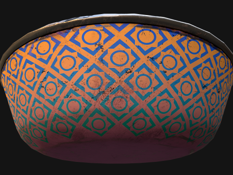Pet Food Bowl Zoo Dishes for Cats Dogs Modelo 3D
